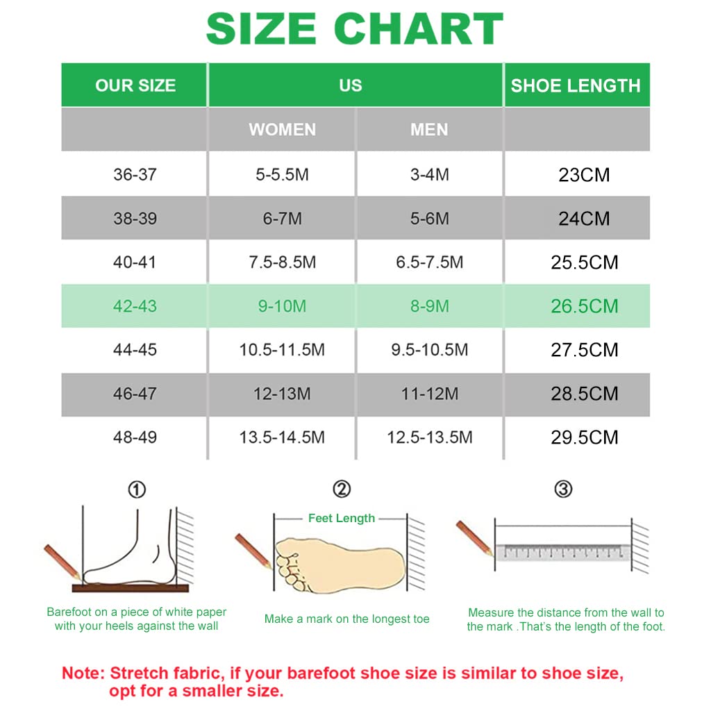 PALAY Water Shoes for Men Women Quick-Dry Beach Barefoot Aqua Socks Slip-on for Sport Swim Surf Yoga Exercise - Black (US 9-10 Women/US 8-9 Men) PALAY Water Shoes for Men Women Quick-Dry Beach Barefoot Aqua Socks Slip-on for Sport Swim Surf Yoga Exercise - Black (US 9-10 Women/US 8-9 Men)